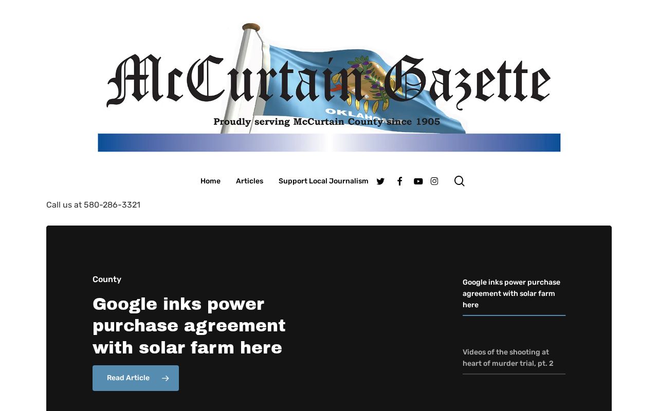 McCurtain County crime news source at McCurtain Gazette-News